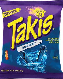 Takis Blue Heat Hot Chilli Pepper Tortila Chips 113,4 g