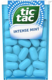 Tic Tac Intense Mint bonbóny s mátovou  příchutí 18g