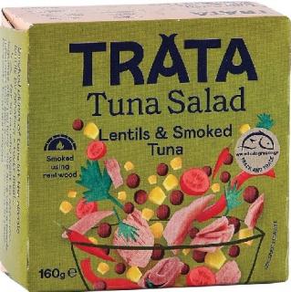 TRATA Salát s uzeným tuňákem a čočkou 160 g