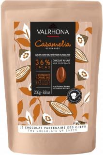 Valrhona Feves Mléčná Čokoláda Caramelia 36% 250g