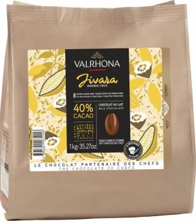 Valrhona Feves Mléčná Čokoláda Jivara 40% 1kg