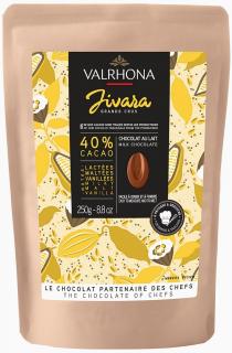 Valrhona Feves Mléčná čokoláda Jivara 40% 250g