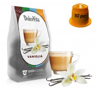 Vanilkový kávový nápoj do Nespresso  Dolce Vita 10 kusů