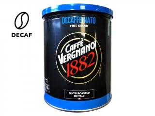 Vergnano Decaf Dóza bezkofeinová mletá káva 250 g