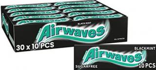 Wrigley's Airwaves Black Mint žvýkačky Karton 30 ks 420 g