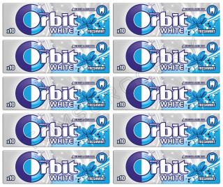 Wrigley's Orbit White Freshmint žvýkačky Karton 30 ks 420 g