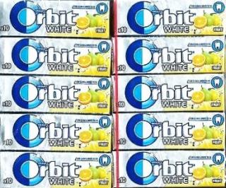 Wrigley's Orbit White Fruit žvýkačky Karton 30ks 420 g