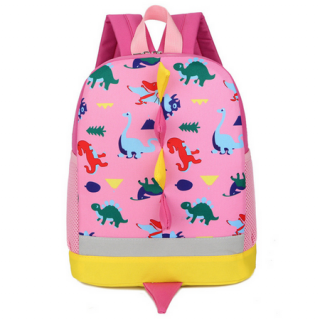 Dětský předškolní batoh DINOSAURUS - 4 barvy Barva: Růžová