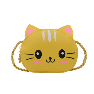 Holčičí crossbody kabelka kočička Barva: Žlutá