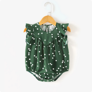 Matchy šaty pro maminku a dcerky - GREEN pohlaví: Mimi holka, Velikost: 6-9 měsíců