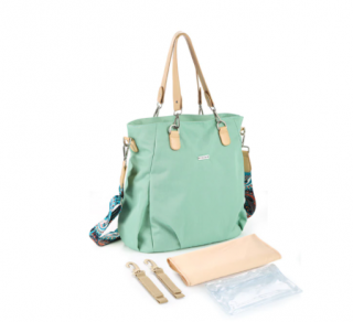 Prostorná přebalovací taška pro maminky na kočárek - 6 barev Barva: mentolová