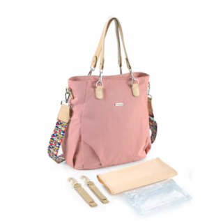 Prostorná přebalovací taška pro maminky na kočárek - 6 barev Barva: Růžová