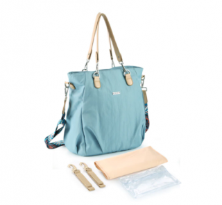 Prostorná přebalovací taška pro maminky na kočárek - 6 barev Barva: Světle modrá