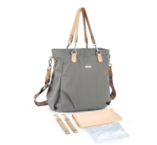 Prostorná přebalovací taška pro maminky na kočárek - 6 barev Barva: tmavě šedá