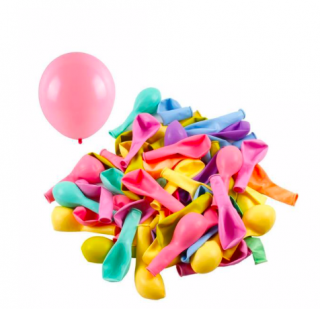 Průhledné krabice s písmeny na balonky na mimi párty Počet barva velikost: 30 ks mix barev, 12 cm