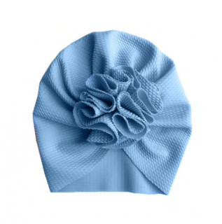 Stylový   turban  s mašlí pro holčičky Barva: Světle modrá