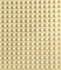 Základní podložka 25 x 25 cm pro stavebnice typu lego Barva: Béžová