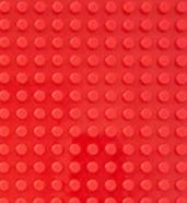 Základní podložka 25 x 25 cm pro stavebnice typu lego Barva: Červená