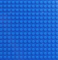 Základní podložka 25 x 25 cm pro stavebnice typu lego Barva: Modrá