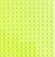 Základní podložka 25 x 25 cm pro stavebnice typu lego Barva: žlutozelená