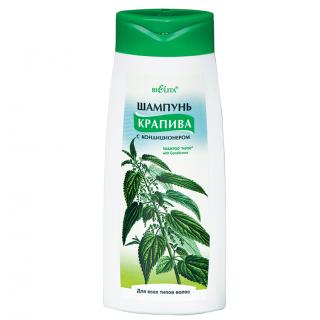 Belita-Vitex Kopřivový šampon s kondicionérem pro všechny typy vlasů, 480 ml