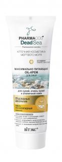 Belita-Vitex PharmaCos Dead sea Maximálně vyživující OLEJ-KRÉM na obličej pro velmi suchou pokožku, 75 ml