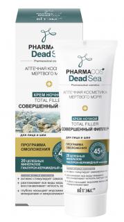 Belita-Vitex PharmaCos Dead sea Noční krém 45+ dokonalý filler na obličej a krk, 50 ml