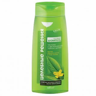 Belita-Vitex Zdravotní řešení - speciální šampon proti mastným vlasům a mastné pokožce hlavy s vlaštovičníkem a Tea Tree olejem 480 ml