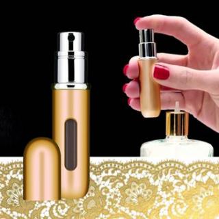 Elegantní rozprašovač na parfémy - zlatý