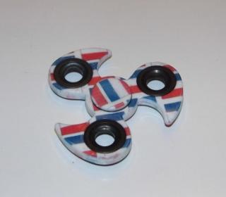 Fidget Spinner - bílý se vzorem