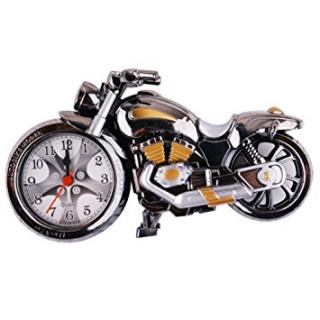 Hodiny a budík v podobě motorky - model 001