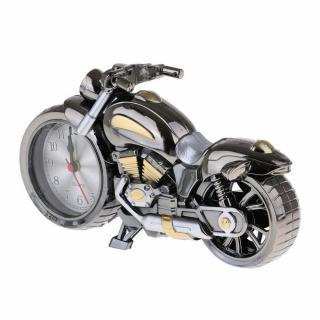 Hodiny a budík v podobě motorky - model 003