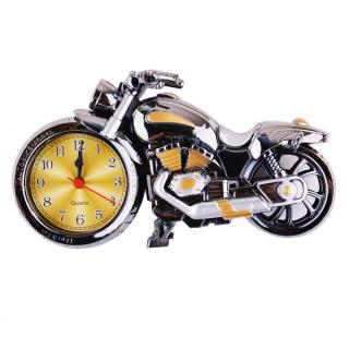 Hodiny a budík v podobě motorky - model 004