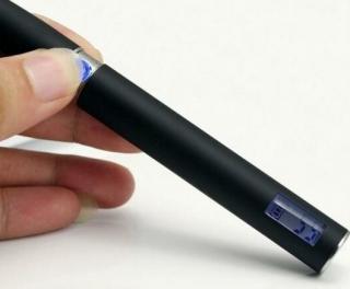 Jednorázová LCD baterie elektronická cigareta eGo 900mAh - černá