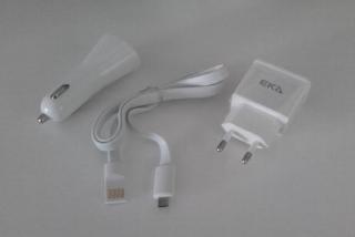 Nabíječka a datový kabel EKA Q62 - USB 8pin