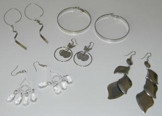 Náušnice do uší 042, sada 5 kusů (Fashion Jewelry)