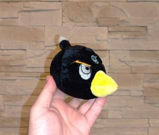 Plyšová hračka Angry Birds - černý VÝPRODEJ