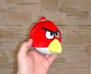 Plyšová hračka Angry Birds - červený VÝPRODEJ