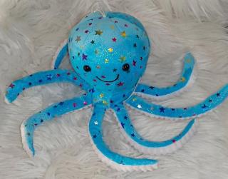 Plyšová hračka chobotnice - modrá