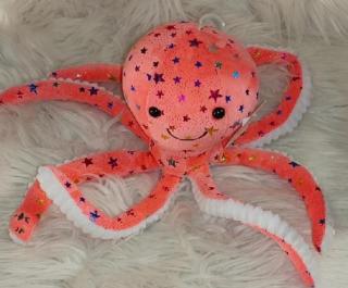 Plyšová hračka chobotnice - růžová