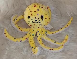 Plyšová hračka chobotnice - žlutá