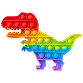 Pop it Antistresová hračka - dinosaurus duha