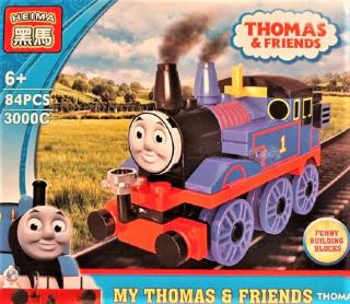 Stavebnice lokomotiva Thomas 84 kusů