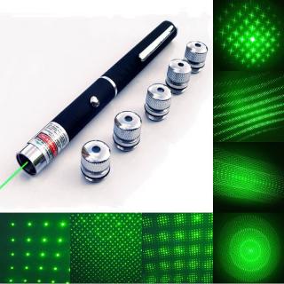 Ukazovátko zelený laser 5v1 - Green Laser Pointer