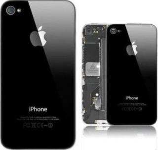 Zadní skleněný kryt Apple iPhone 4 - černý  VÝPRODEJ