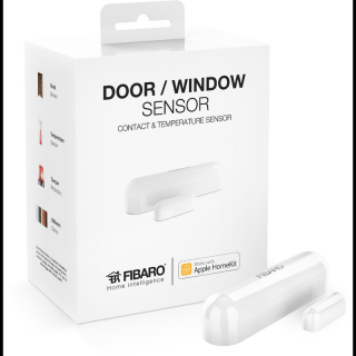FIBARO Čidlo na okna/dveře pro Apple HomeKit, bílé