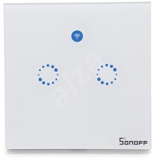 Sonoff T1 - 2 (Dvoutlačítkový vypínač osvětlení ovládaný pomocí RF a WiFi)