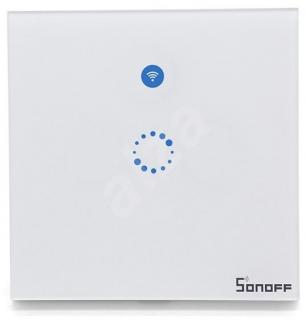 Sonoff Touch T1 - jednookruhový chytrý vypínač (WIFI/RF)