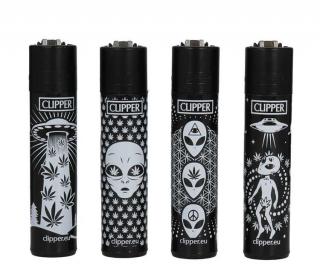 Celá sada Clipper zapalovačů 420 Aliens