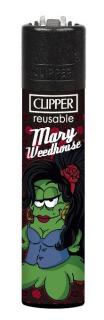 Clipper zapalovač Hemp Rock motiv: Marry Weedhouse